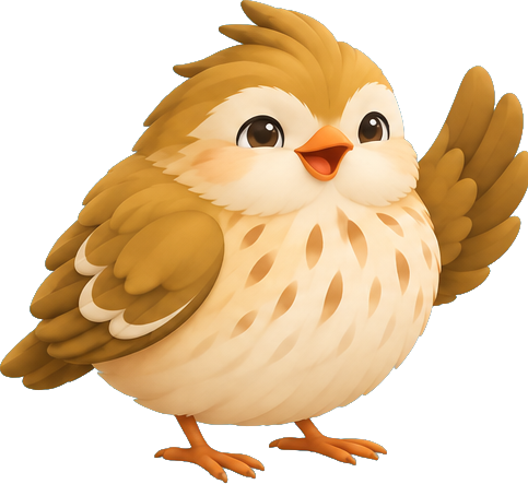 Lark waving